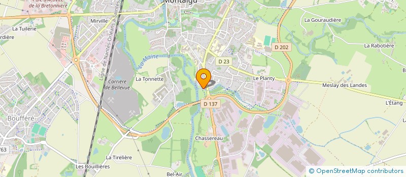 localisation de l'entreprise L'AVINTURE EVENT à MONTAIGU-VENDEE