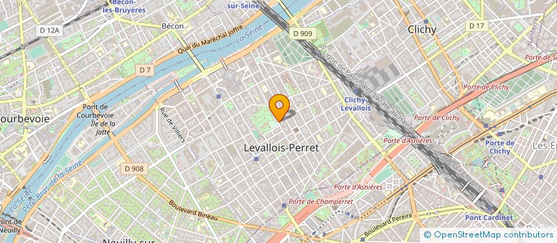 localisation de l'entreprise L'AVION PRIVE  LEVALLOIS PERRET