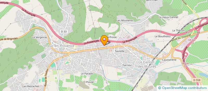 localisation de l'entreprise L'AVOCATIER  LE CANNET-DES-MAURES