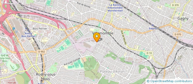 localisation de l'entreprise L' AVTOU à VILLEMOMBLE