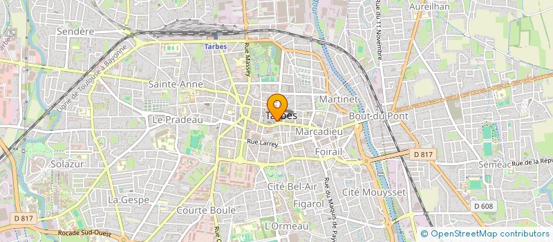 localisation de l'entreprise L'AVVENTURA  TARBES