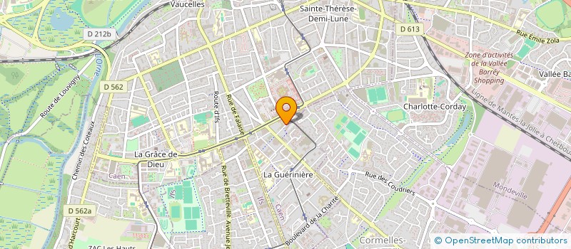 localisation de l'entreprise L'AVVENTURA CLUB DE TAROT ET LOISIRS ACTL à CAEN