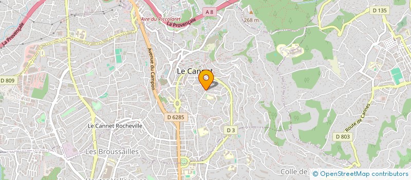 localisation de l'entreprise L AWALE EN REGION PACA à LE CANNET