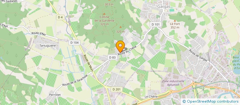 localisation de l'entreprise L'AXE  GARGAS