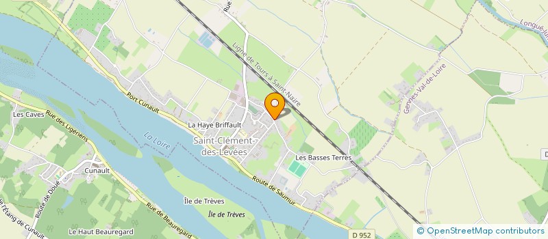 localisation de l'entreprise L'AXE DE LA ROSE  SAINT-CLEMENT-DES-LEVEES