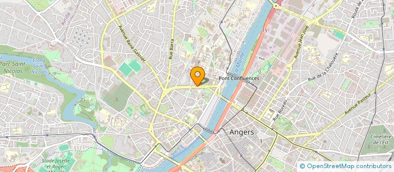 localisation de l'entreprise L'AXE DU BIEN à ANGERS