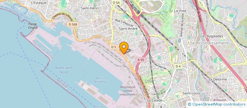 localisation de l'entreprise L'AYA à MARSEILLE