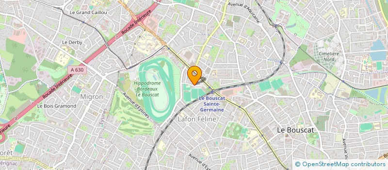 localisation de l'entreprise L'AZERAOU  LE BOUSCAT