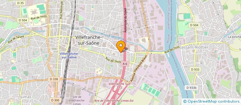 localisation de l'entreprise L'AZERGUOISE TAXI à VILLEFRANCHE-SUR-SAONE