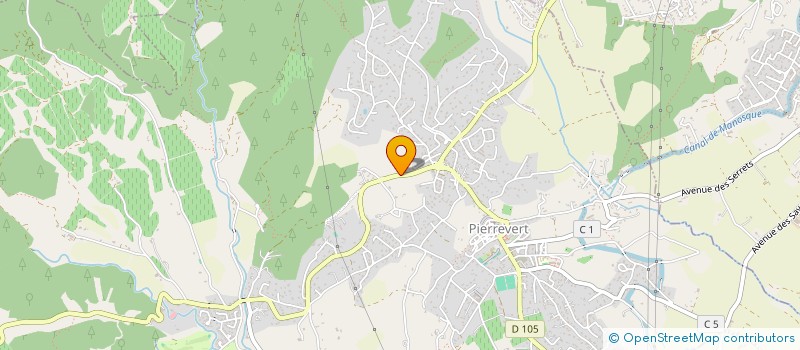 localisation de l'entreprise L'AZIENDA  PIERREVERT