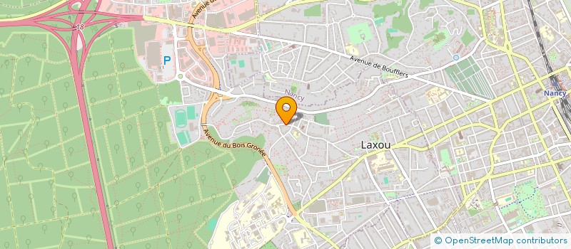 localisation de l'entreprise L'AZIETTE  LAXOU