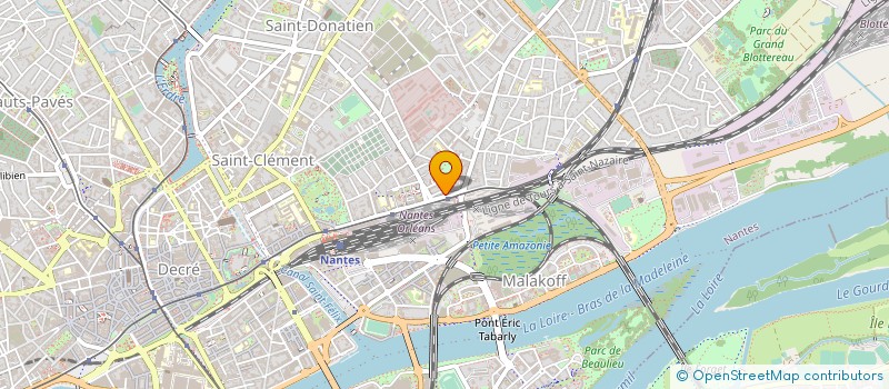 localisation de l'entreprise L'AZIZA EURL. à NANTES