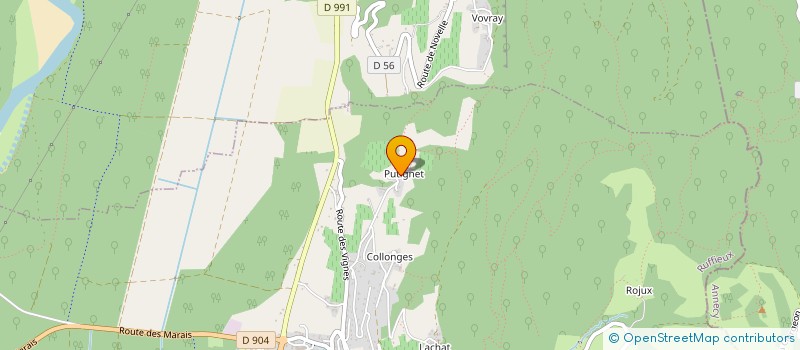 localisation de l'entreprise L'AZURE  RUFFIEUX