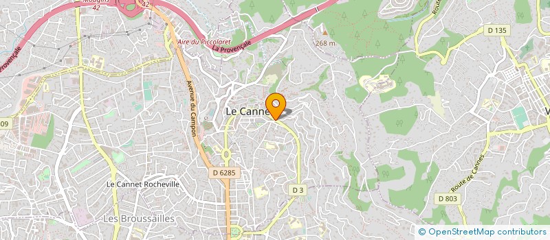 localisation de l'entreprise L'AZUREENNE à GRASSE