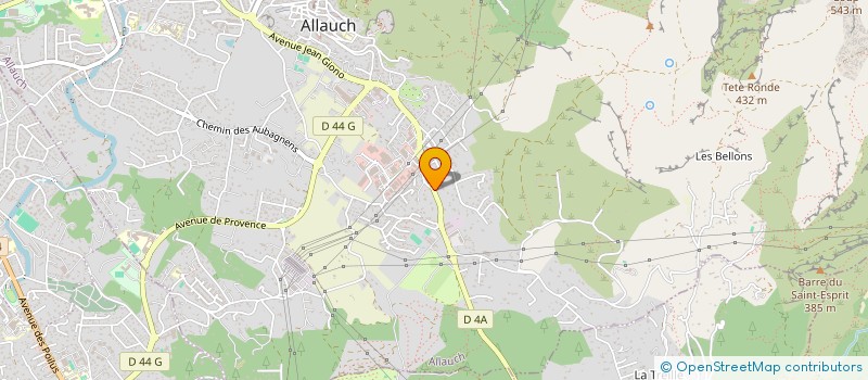 localisation de l'entreprise L B 400 à ALLAUCH
