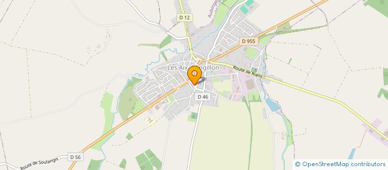 localisation de l'entreprise L.B.  LES AIX-D'ANGILLON