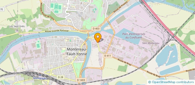 localisation de l'entreprise L&B  MONTEREAU-FAULT-YONNE