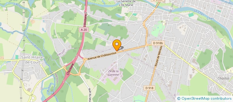 localisation de l'entreprise L.B.  MEREAU