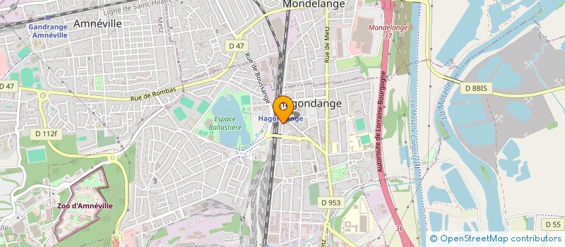 localisation de l'entreprise L - B à HAGONDANGE