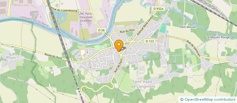 localisation de l'entreprise L&B  VERBERIE