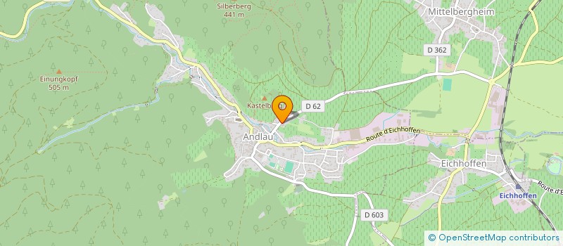 localisation de l'entreprise L.B.  ANDLAU