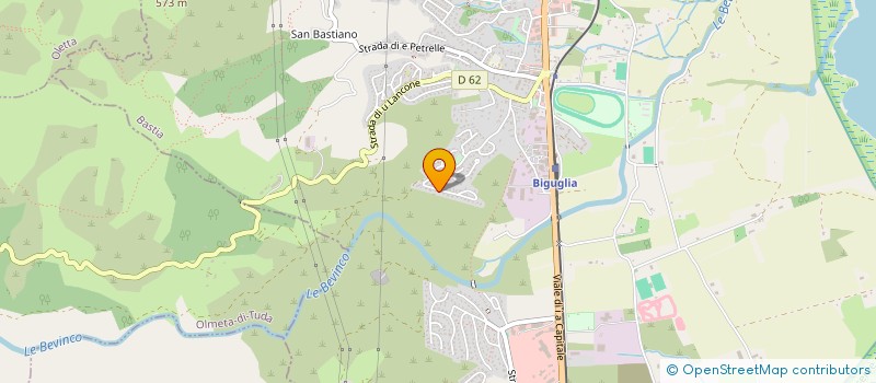 localisation de l'entreprise L.B  BIGUGLIA