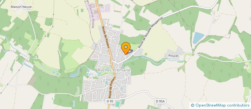 localisation de l'entreprise L&B  ROCHES-PREMARIE-ANDILLE