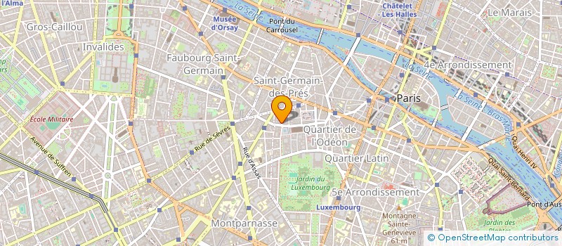 localisation de l'entreprise L.B.A. à PARIS