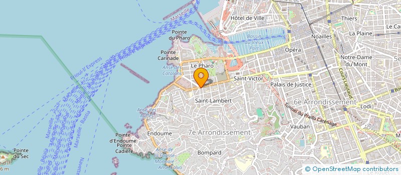 localisation de l'entreprise L.B.A à MARSEILLE