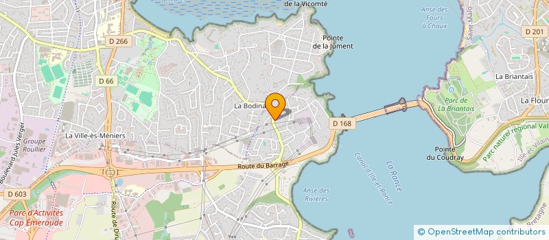 localisation de l'entreprise L.B.A.  LA RICHARDAIS