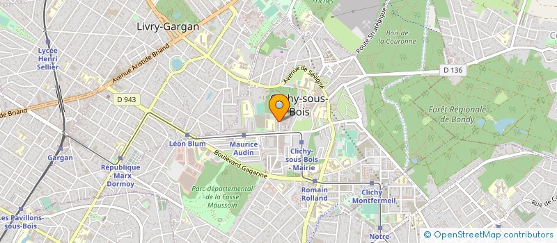 localisation de l'entreprise L.B.A LES BONS AMIS à CLICHY-SOUS-BOIS