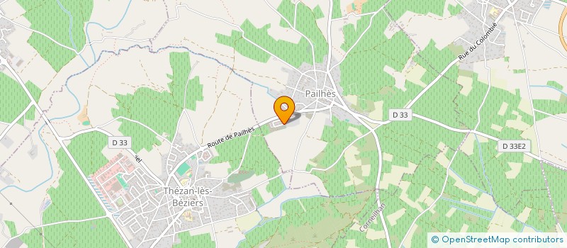 localisation de l'entreprise L.B.A.T à PAILHES