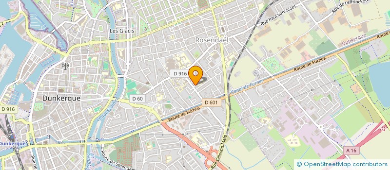 localisation de l'entreprise L&B ASSET INVEST à DUNKERQUE