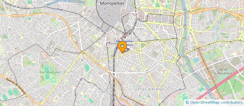 localisation de l'entreprise L.B ASSOCIES à MONTPELLIER