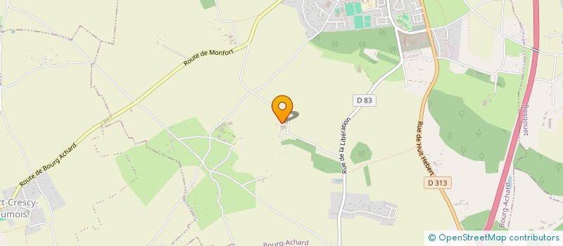 localisation de l'entreprise L.B.B LA BOMBARDE  HONGUEMARE-GUENOUVILLE