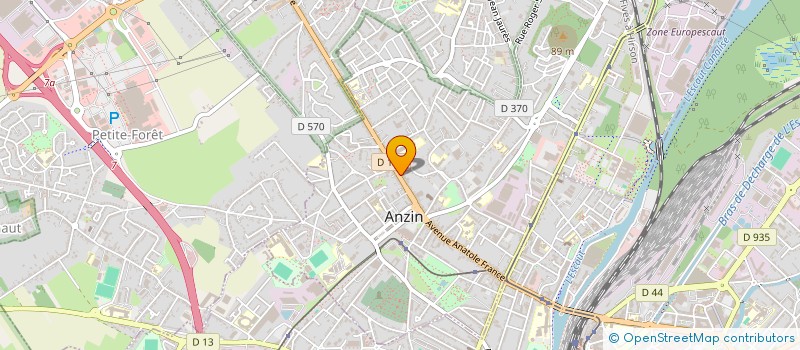 localisation de l'entreprise L.B. BETAIL  ANZIN