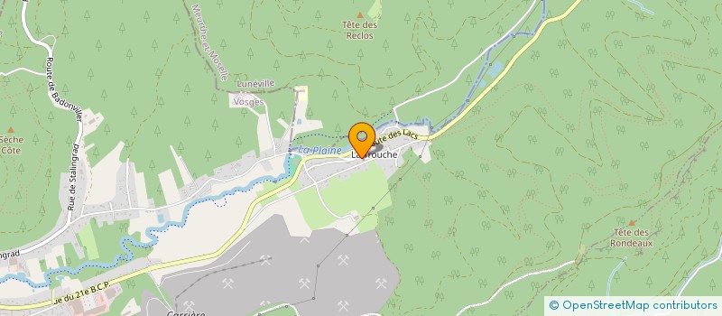 localisation de l'entreprise L.B.C. CONCEPT  RAON-L'ETAPE