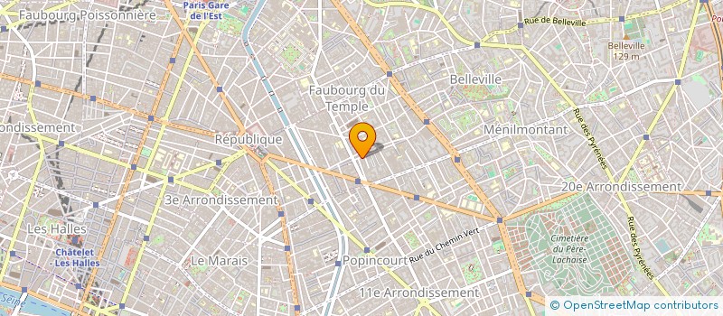 localisation de l'entreprise L.B.C.D.  PARIS