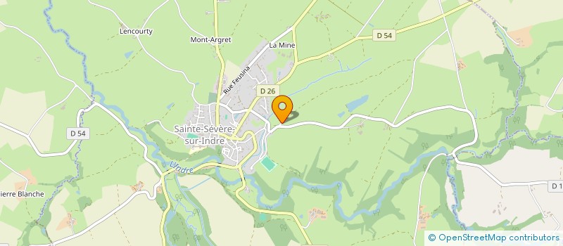 localisation de l'entreprise L.B.C.D à SAINTE-SEVERE-SUR-INDRE
