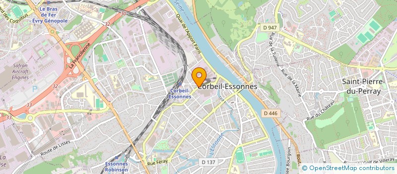 localisation de l'entreprise L.B.C. LES BUREAUX DE CORBEIL à BRETIGNY-SUR-ORGE