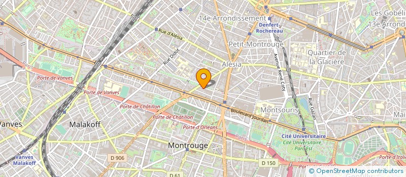 localisation de l'entreprise L.B.C. OBJETS ART DECO  PARIS