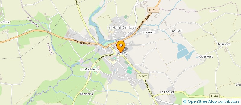 localisation de l'entreprise L.B.C. RENOVATION  CORLAY