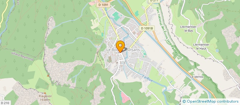 localisation de l'entreprise L.B.CAPITAL  LE BOURG-D'OISANS