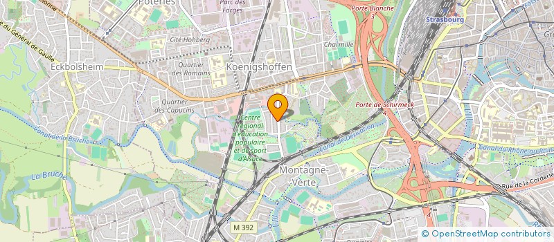 localisation de l'entreprise L. B. CONCEPT à STRASBOURG