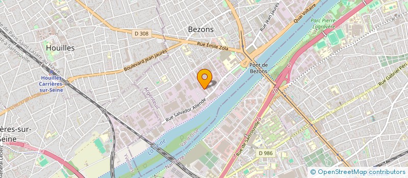 localisation de l'entreprise L B CONCEPT à BEZONS