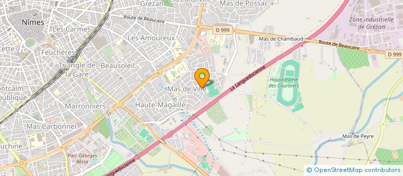 localisation de l'entreprise L.B. CONSEIL  NIMES