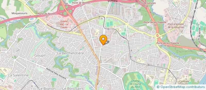 localisation de l'entreprise L.B. CONSTRUCTION à NANTES
