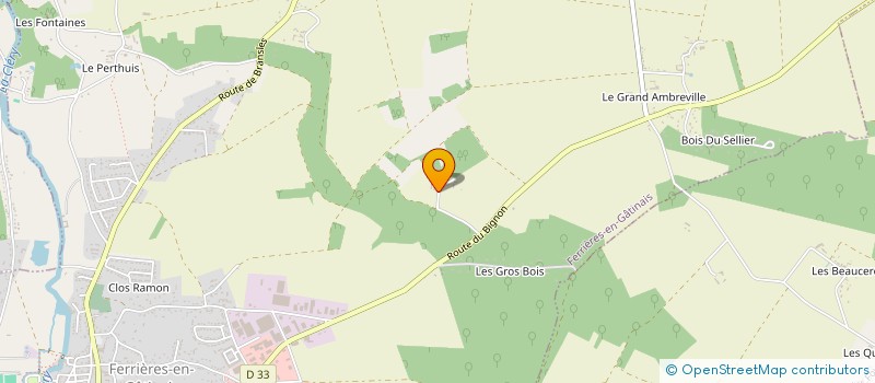 localisation de l'entreprise L B D à FERRIERES-EN-GATINAIS