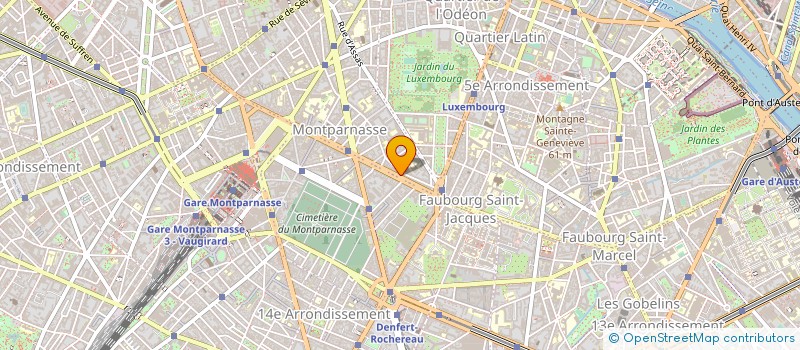 localisation de l'entreprise L.B.D.M. FRANCE à PARIS