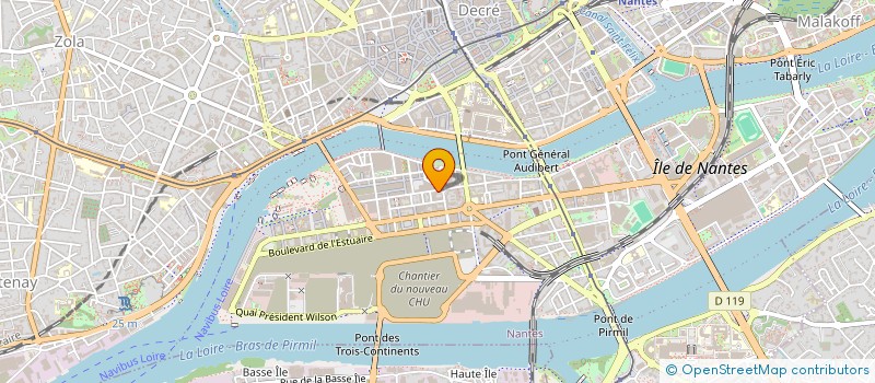 localisation de l'entreprise L.B. DEVELOPPEMENT à NANTES